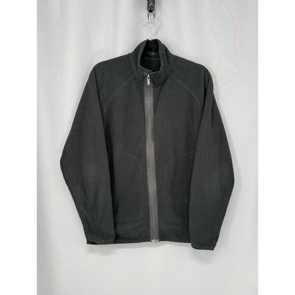 Patagonia Fleece Jacket Mens R1.5 Large Black Polartec Zip USA Style 40150 - Picture 1 of 10